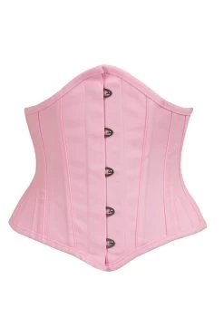 Pink Cotton Waspie Corset -Corset Story C2010 website 5