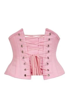 Pink Cotton Waspie Corset -Corset Story C2010 website 6
