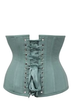 Longline Unterbrust-Korsett In Salbeigrün -Corset Story CSFT1503