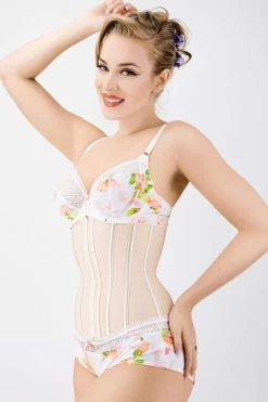 Corset Story Unterbrust Korsett Aus Latex, Beige 16 Corset Story Unterbrust Korsett Aus Latex, Beige -Corset Story CSLT022 C