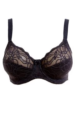 Fantasie - Jacqueline Lace Vollschalen-BH Mit Bügel, Seitenstütze, Schwarz