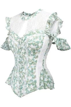 Blumenbesticktes Korsettoberteil Mit Spitzeneinsätzen -Corset Story FTS082 1 65235d79 c10a 44e3 8458 55f17b605182