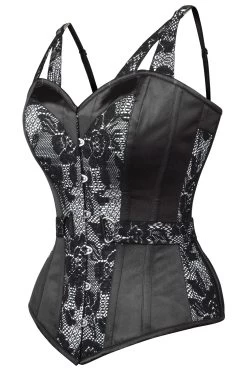Gothic Inspired Corset Top With Shoulder Straps -Corset Story FTS1043 2cd26a21 374b 4572 9397 7f77b49a257a