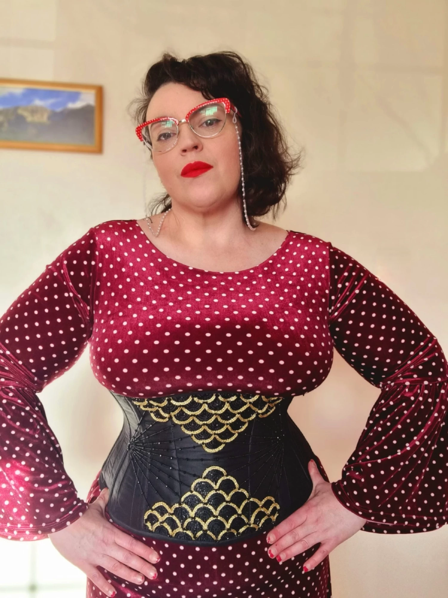 Couture-Unterbrust-Korsett Waspie, Verziert, Schwarz 6 Couture-Unterbrust-Korsett Waspie, Verziert, Schwarz – Bild 6