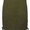 Edith Capulate Olive Cotton Twill Corset Inspired Skirt
