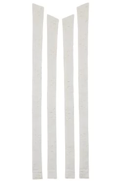 Dahlia Weiße Träger Aus Baumwolle Mit Lochstickerei