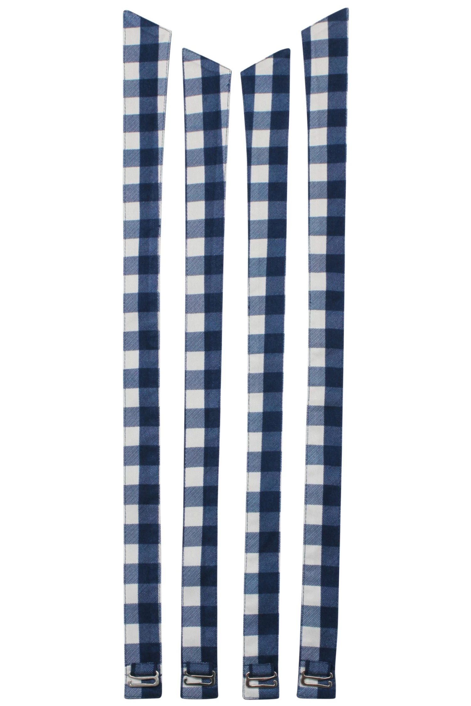 Dahlia Träger Aus Viskose Mit Blauem Vichykaromuster 2 Dahlia Träger Aus Viskose Mit Blauem Vichykaromuster – Bild 2