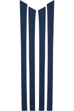 Dahlia - Schulterriemen Aus Blauem Chambray-Stoff