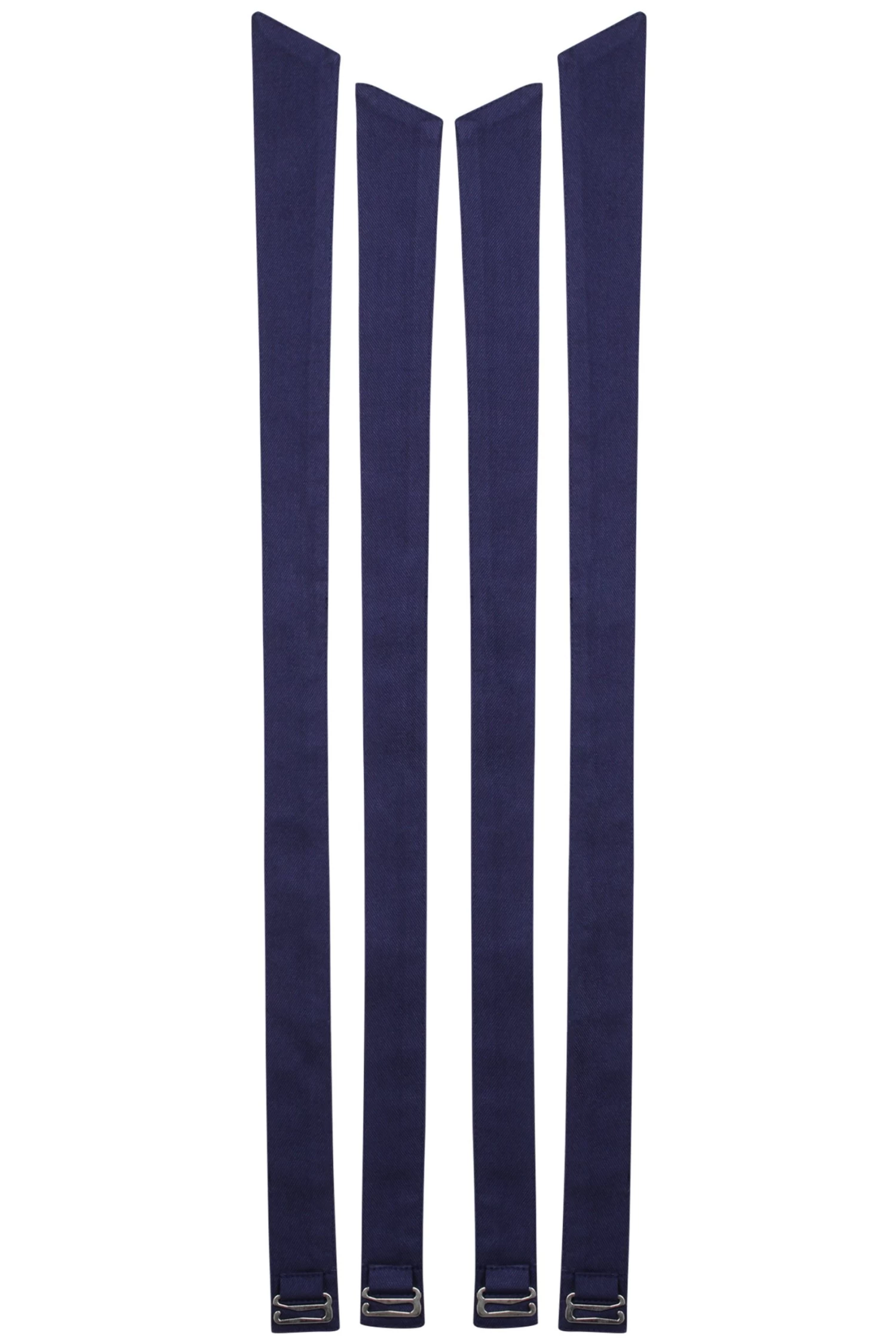 Dahlia Strap In Sommerlichem Marineblau, Aus Viskose 1 Dahlia Strap In Sommerlichem Marineblau, Aus Viskose