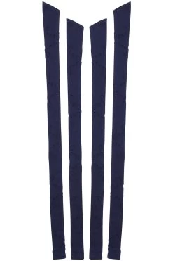 Dahlia Strap – Ein Schulterträger In Sommerlichem Marineblau Mit „Broderie Anglaise“-Muster, Aus Baumwolle