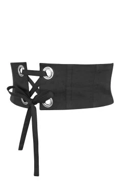 Violet – Ein Gürtel Aus Schwarzer Baumwolle Im Korsettstil -Corset Story SC 0733