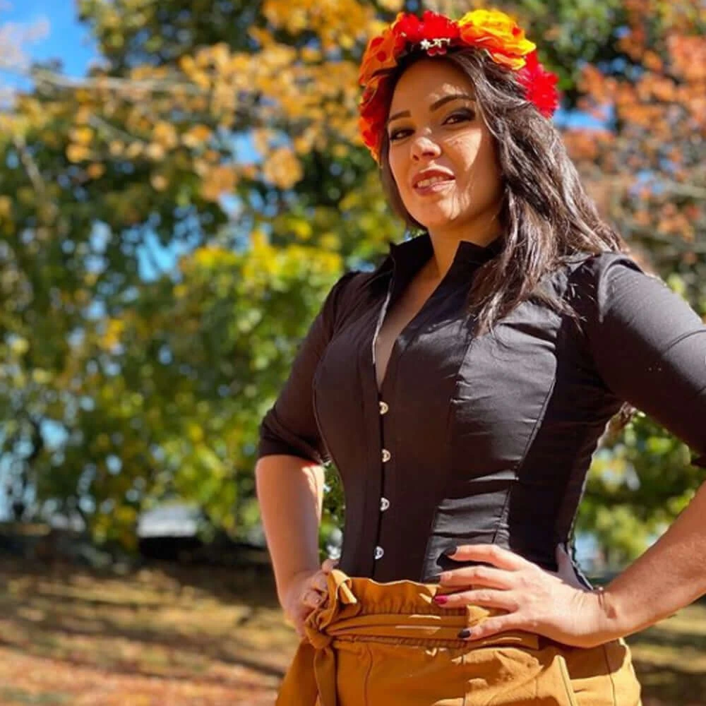 Schwarzes Korsett-Shirt 7 Schwarzes Korsett-Shirt – Bild 7