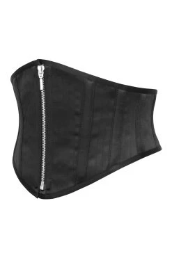 Waspie-Gürtel Aus Schwarzem Satin -Corset Story TE 0223